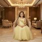 Yellow Beautiful Gown for girls-M260236