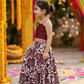 SALE Maroon Beautiful Lehenga for girls-M240094