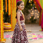 SALE Maroon Beautiful Lehenga for girls-M240094