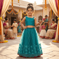 SALE Girls green lehenga  M250313-OS