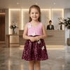 SALE Pink crepe dress set M260241