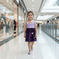 SALE purple crepe dress set M260242