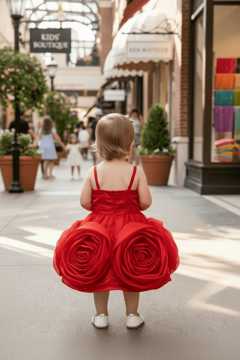 Red Rose beautiful dress-m260243