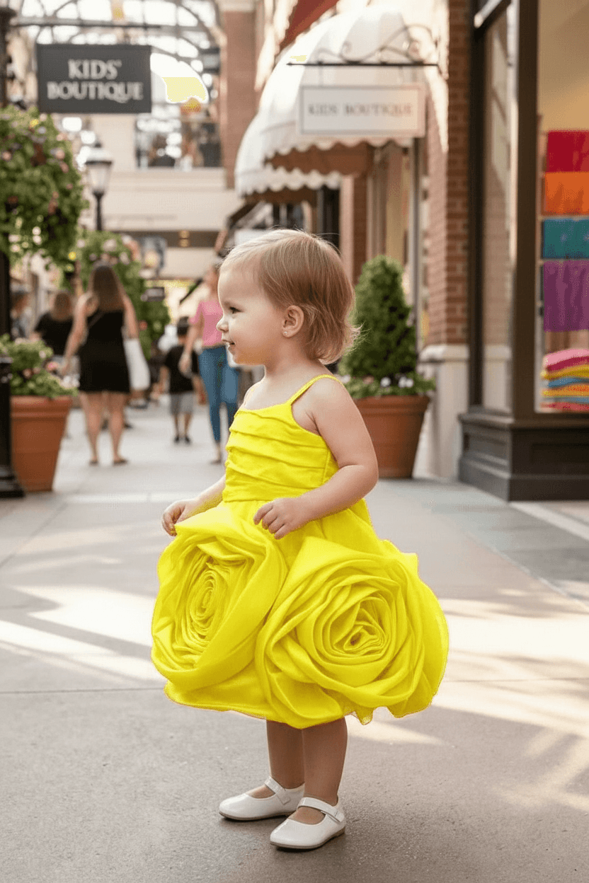 yellow Rose beautiful dress-m260244