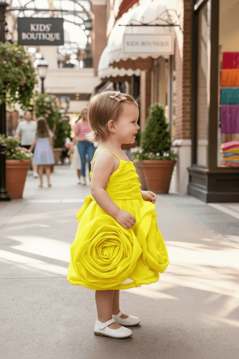 yellow Rose beautiful dress-m260244