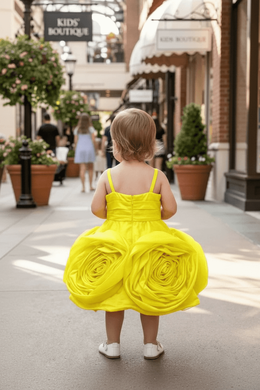 yellow Rose beautiful dress-m260244