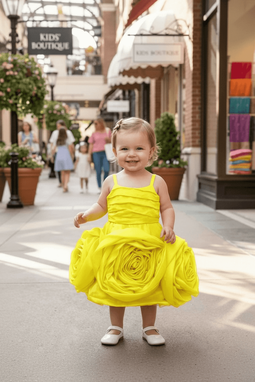 yellow Rose beautiful dress-m260244
