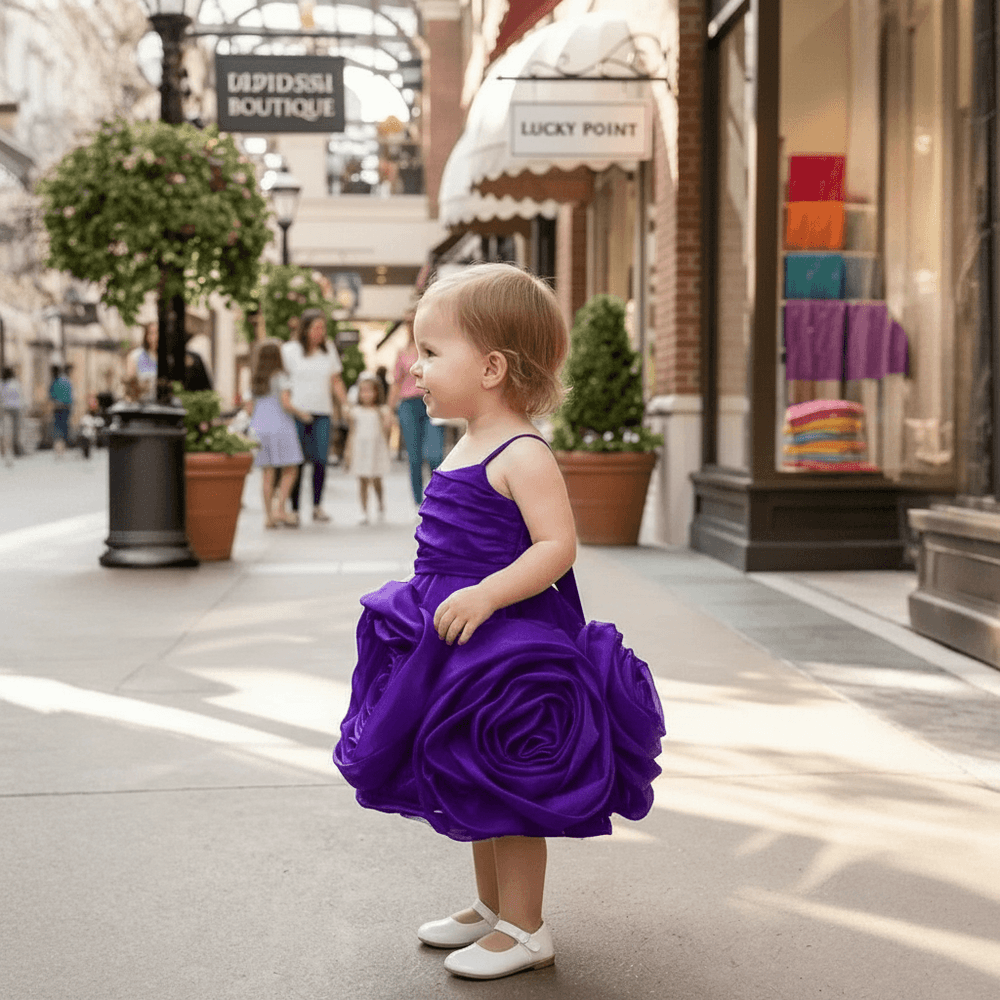 Purple Rose beautiful dress-m260245