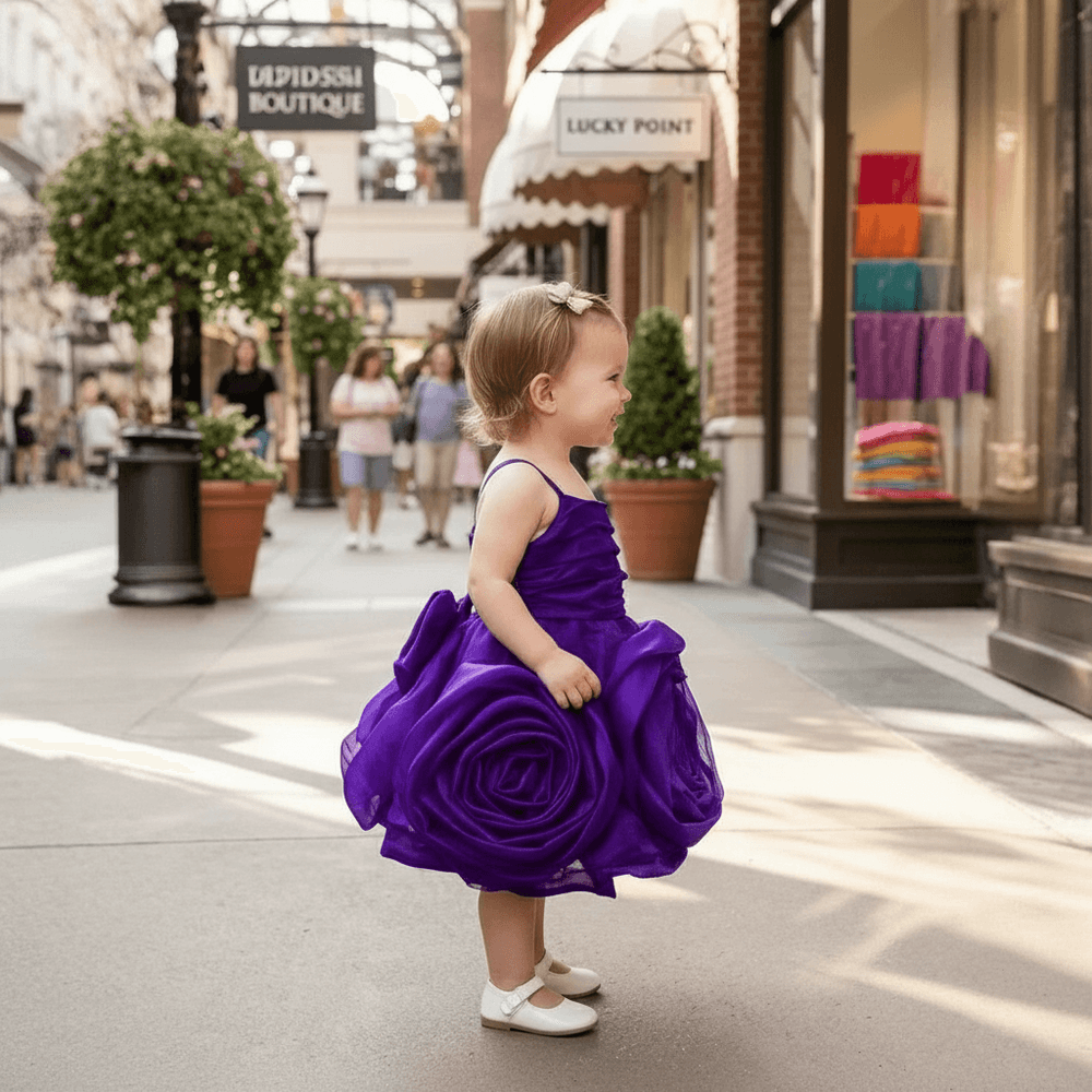 Purple Rose beautiful dress-m260245