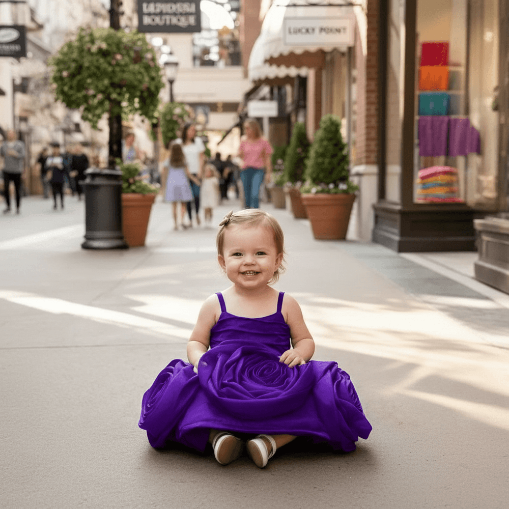 Purple Rose beautiful dress-m260245