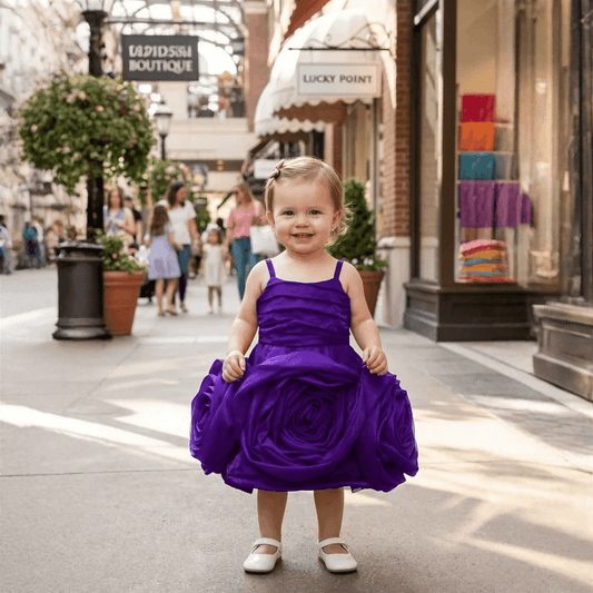 Purple Rose beautiful dress-m260245