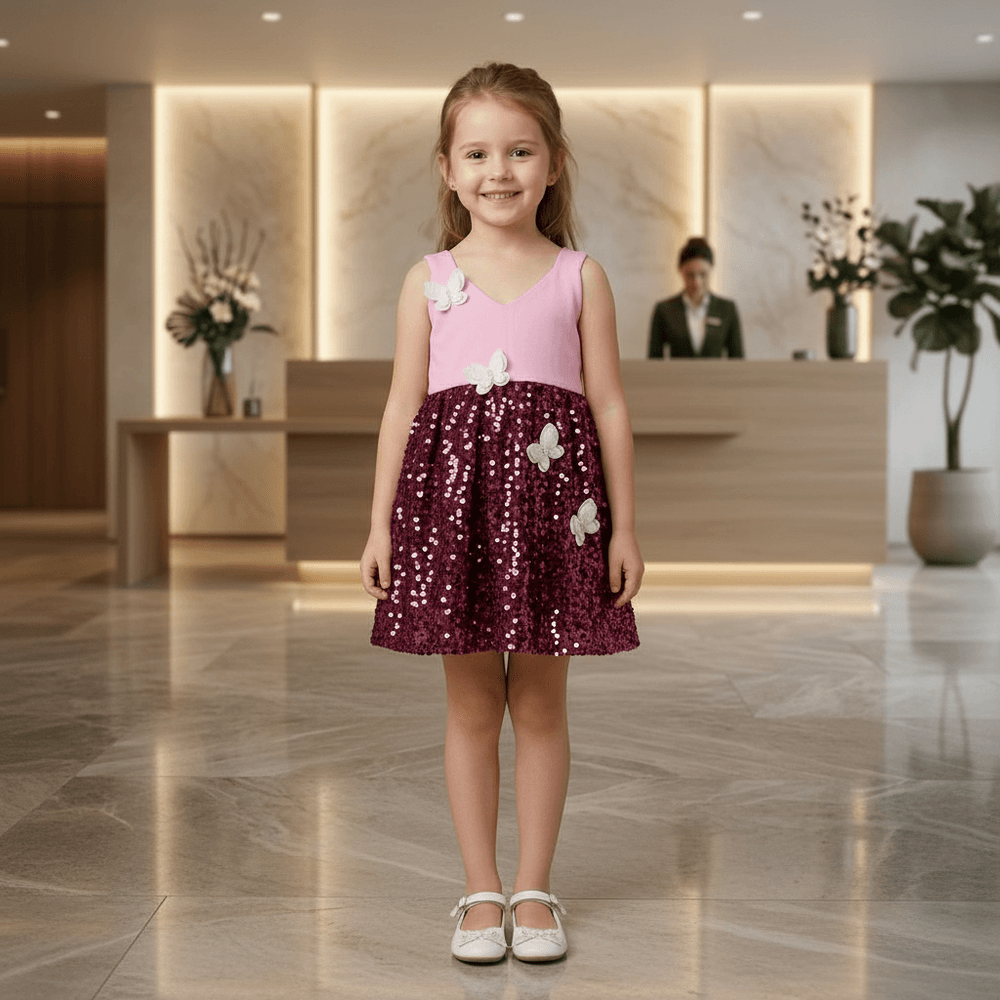 SALE Pink crepe dress set M260241