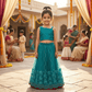 SALE Girls green lehenga  M250313-OS