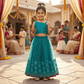 SALE Girls green lehenga  M250313-OS
