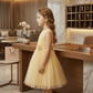 yellow beautiful dress-m240004