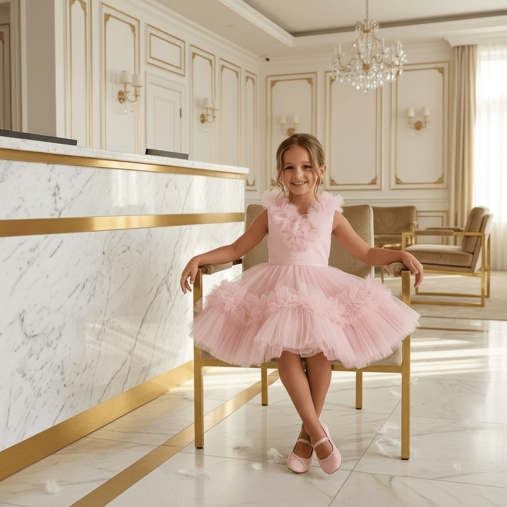 Pink  beautiful dress-m260246