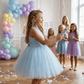 Blue  beautiful dress-m260249