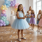 Blue  beautiful dress-m260249