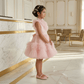 Pink Ruffle Tulle Party Dress for Girls M260246