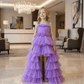 Lavender Gown & sleeveless for girls-M260250