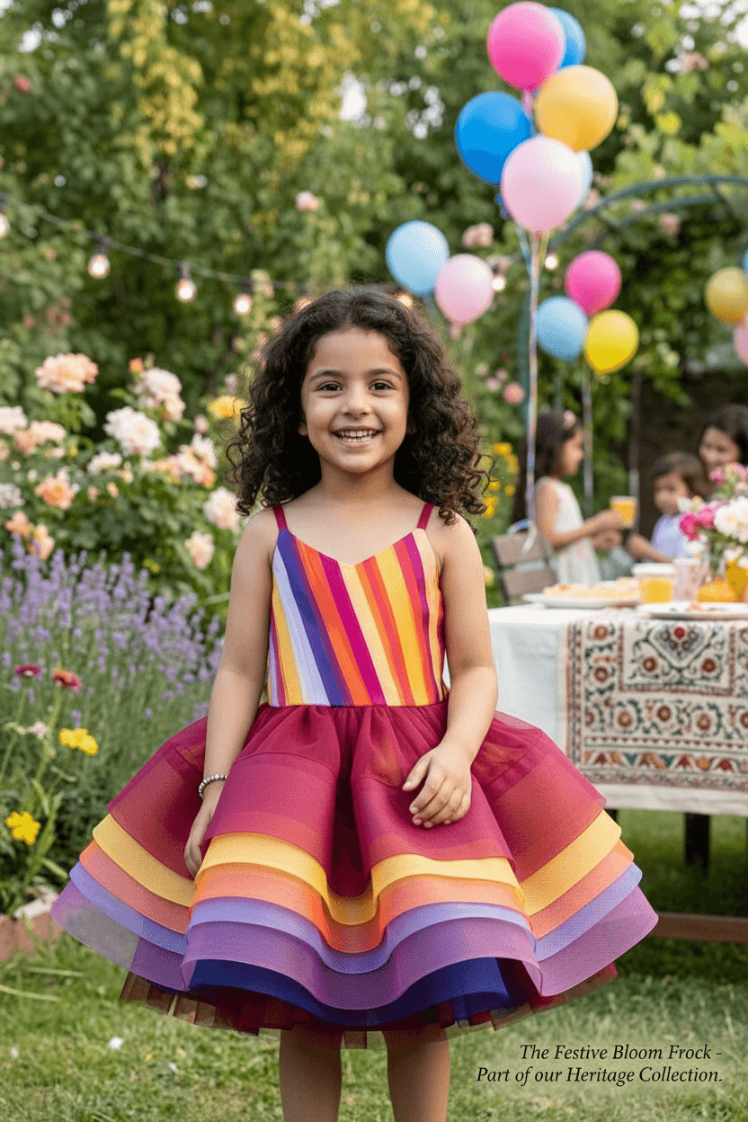 Multicolor  beautiful dress-m260253