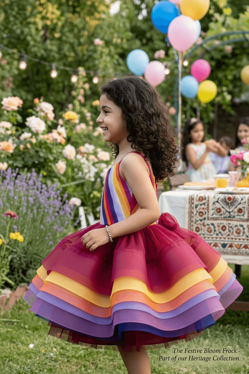 Multicolor  beautiful dress-m260253
