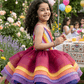 Multicolor  beautiful dress-m260253