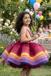 Multicolor  beautiful dress-m260253