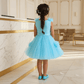 Blue  beautiful dress-m260252