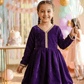 Purple Designer sharara set M260256