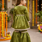 Green Designer sharara set M260257
