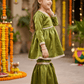Green Designer sharara set M260257