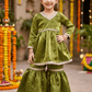 Green Designer sharara set M260257