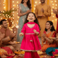 Bright pink Designer sharara set M260259