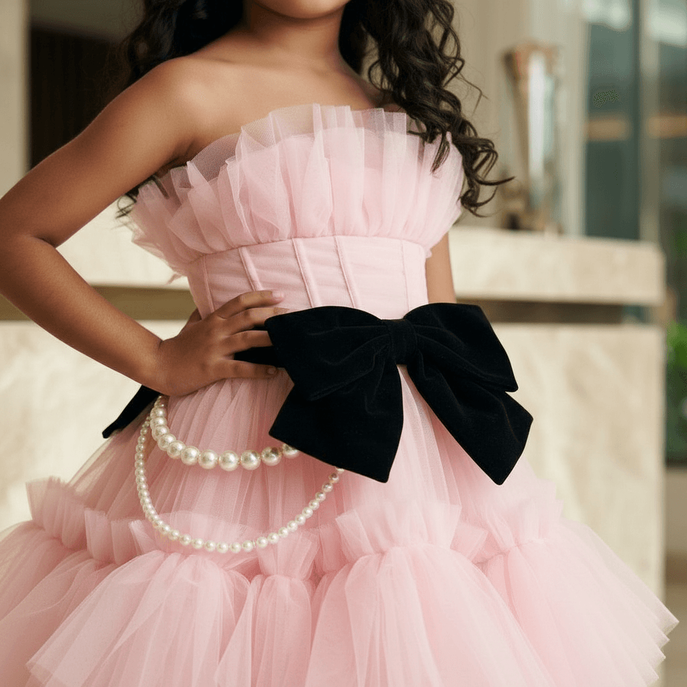 High Fashion Pink Gown  M260261
