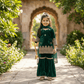 Green  Sharara Set for Girls M260263