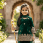 Green  Sharara Set for Girls M260263