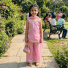 Pink  Palazzo Set for Girls M260264