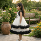White Party Frock for Girls M260269