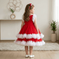 Red Party Frock for Girls M260270