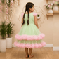 Green Party Frock for Girls M260271
