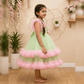 Green Party Frock for Girls M260271