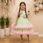 Green Party Frock for Girls M260271