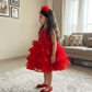 Red Party Frock for Girls M260272