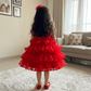 Red Party Frock for Girls M260272