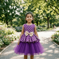 Purple Party Frock for Girls M260273
