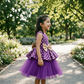 Purple Party Frock for Girls M260273