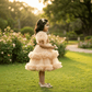 Golden Party Frock for Girls M260274