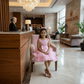 Pink Party Frock for Girls M260276