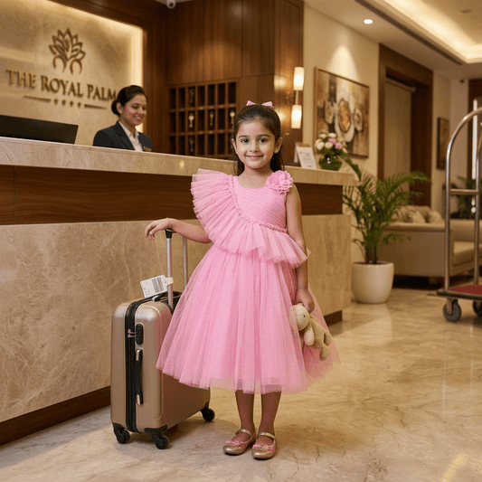 Pink Party Frock for Girls M260278